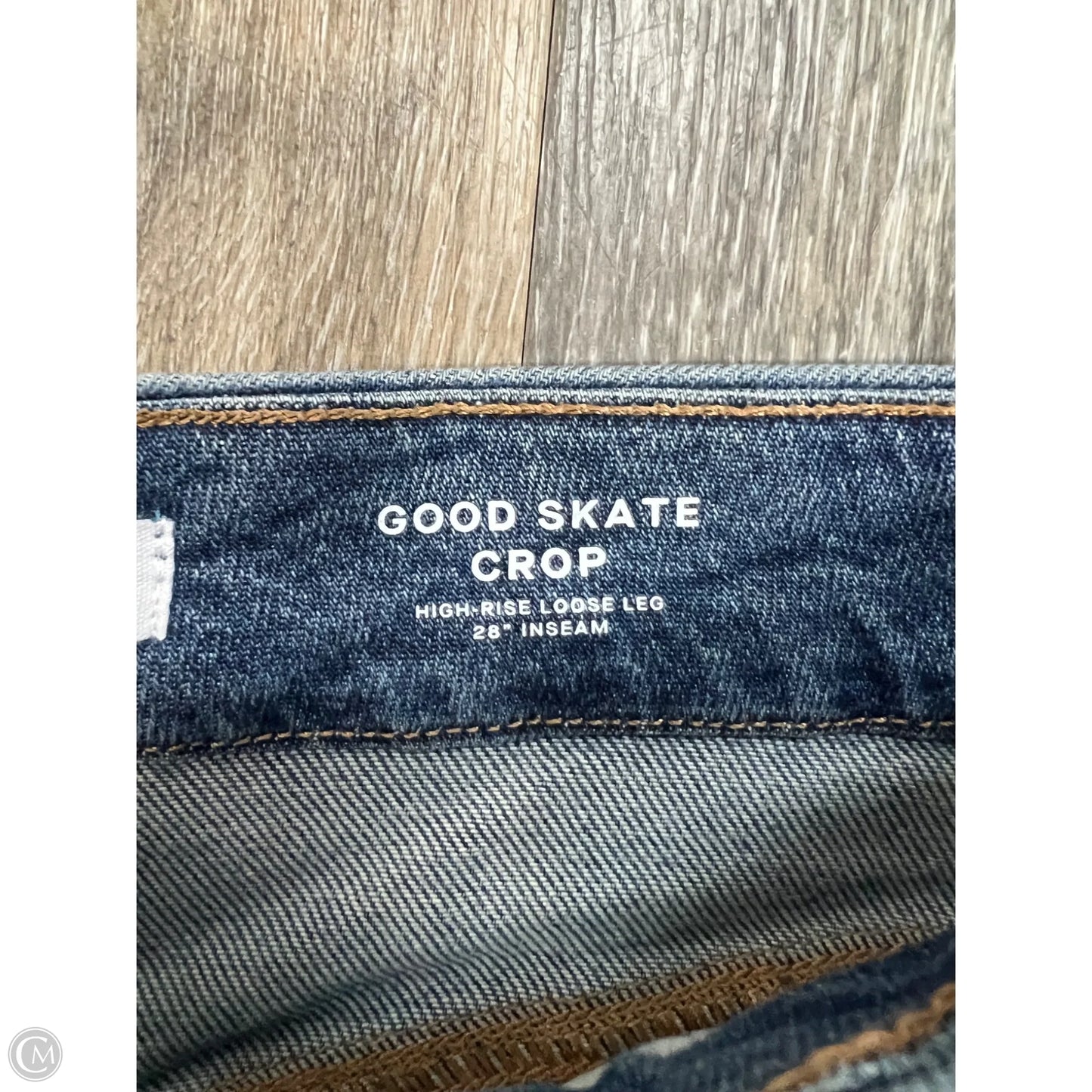 Jeans Straight By Good American In Blue Denim, Size: 2/26