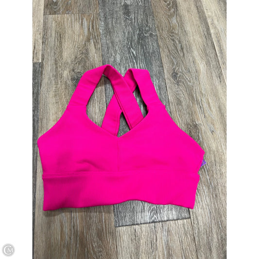 Athletic Bra By Alo In Pink, Size: S