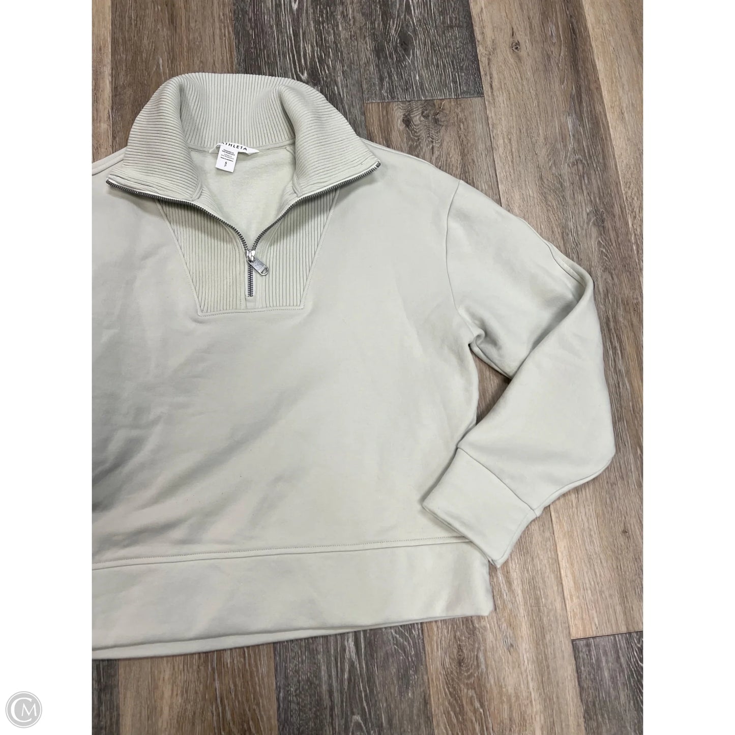 Athletic Sweatshirt Collar By Athleta In Green, Size: S