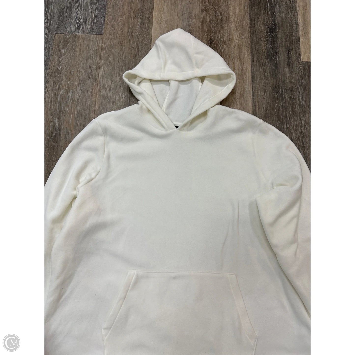 Sweater By Lands End In White, Size: 2x
