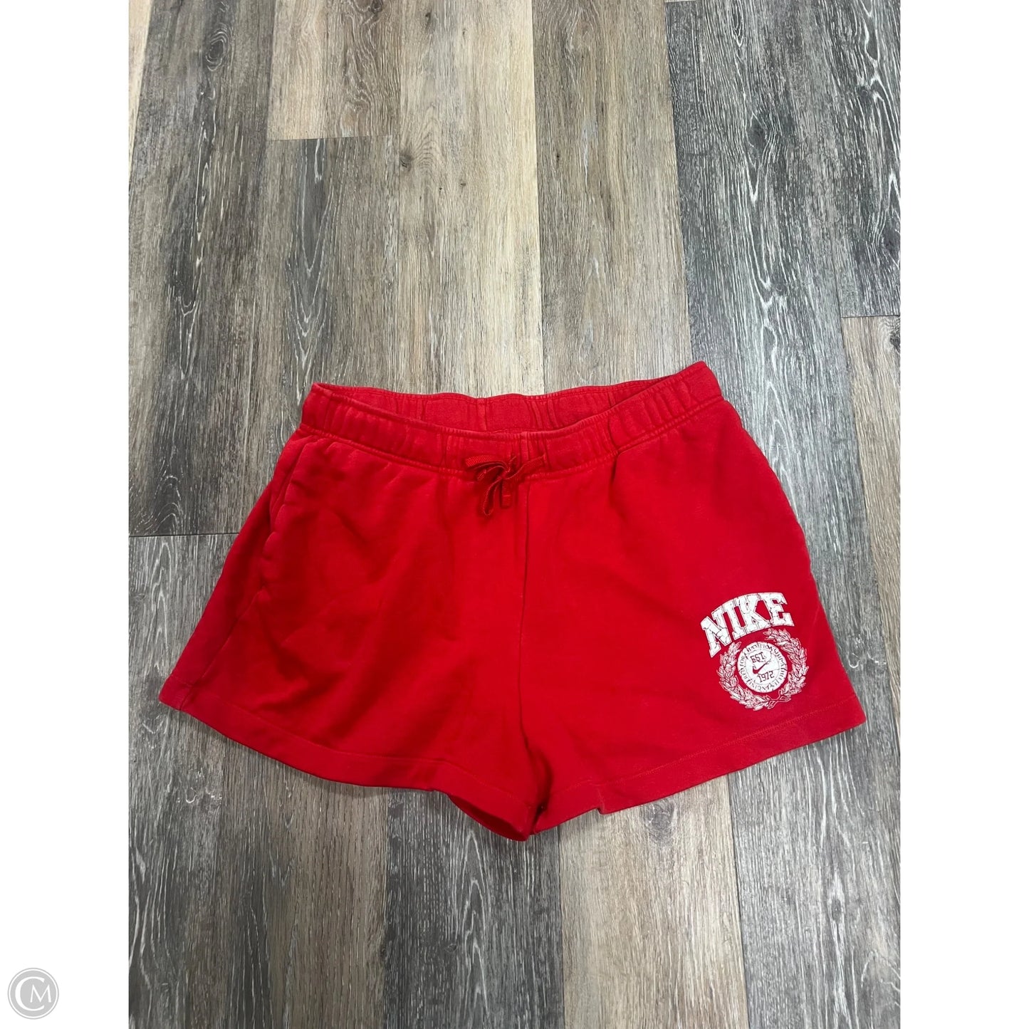 Athletic Shorts By Nike Apparel In Red, Size: L