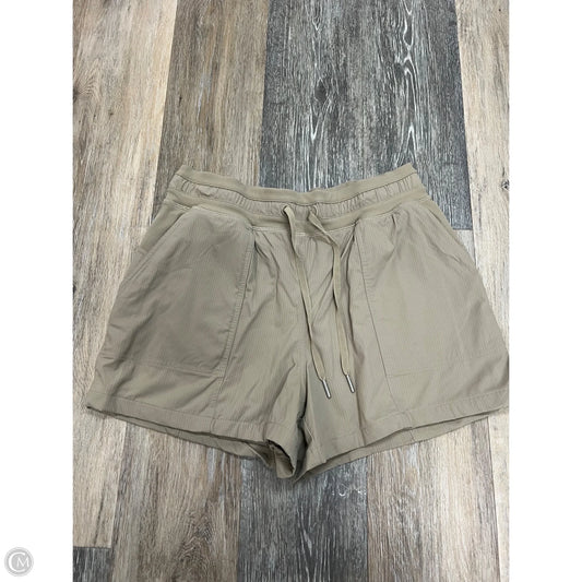 Athletic Shorts By Lululemon In Tan, Size: 8