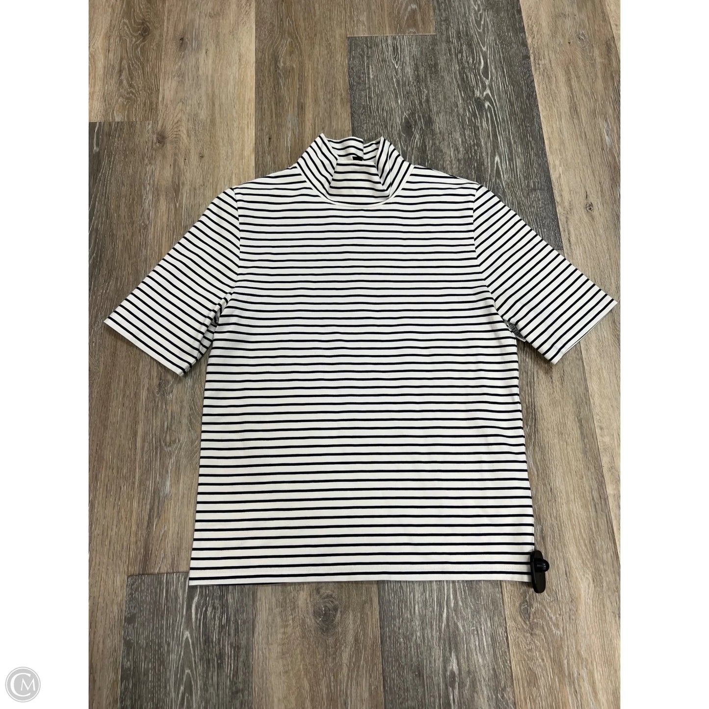 Top Short Sleeve By J. Crew In Striped Pattern, Size: M