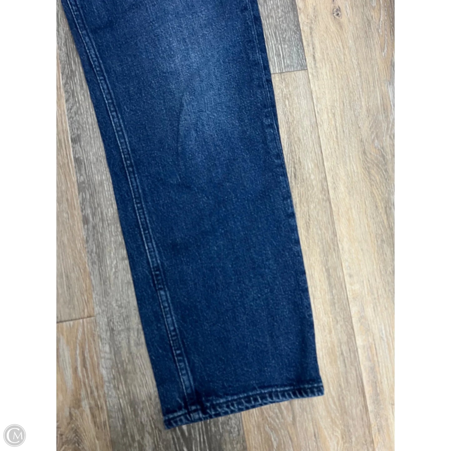 Jeans Straight By Rag And Bone In Blue Denim, Size: 4