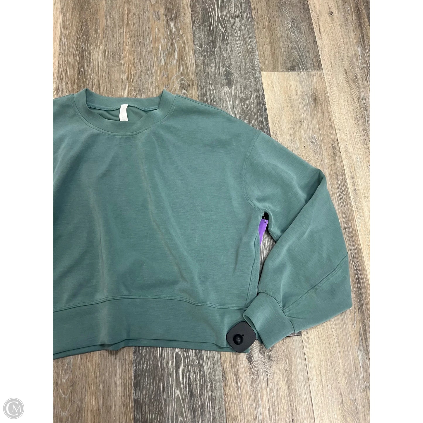 Athletic Sweatshirt Crewneck By Lululemon In Green, Size: 6