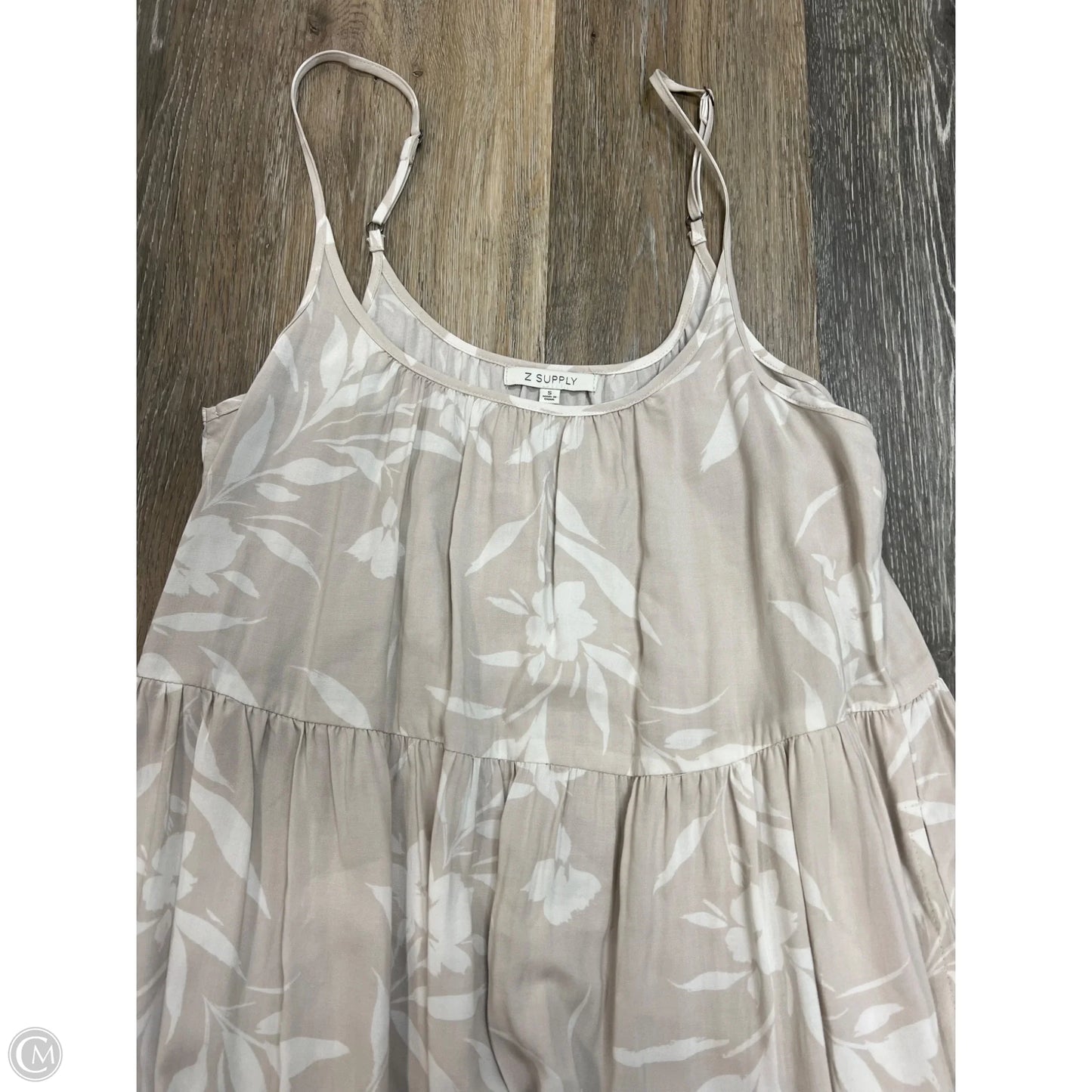 -Dress Casual Maxi By Z Supply In Cream, Size: S
