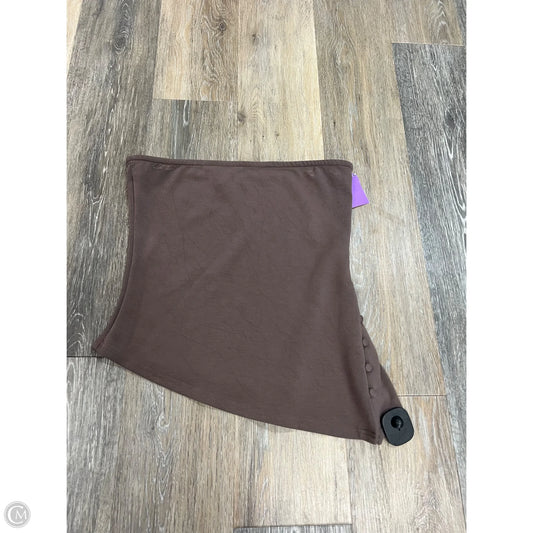 Top Sleeveless By Edikted In Brown, Size: L