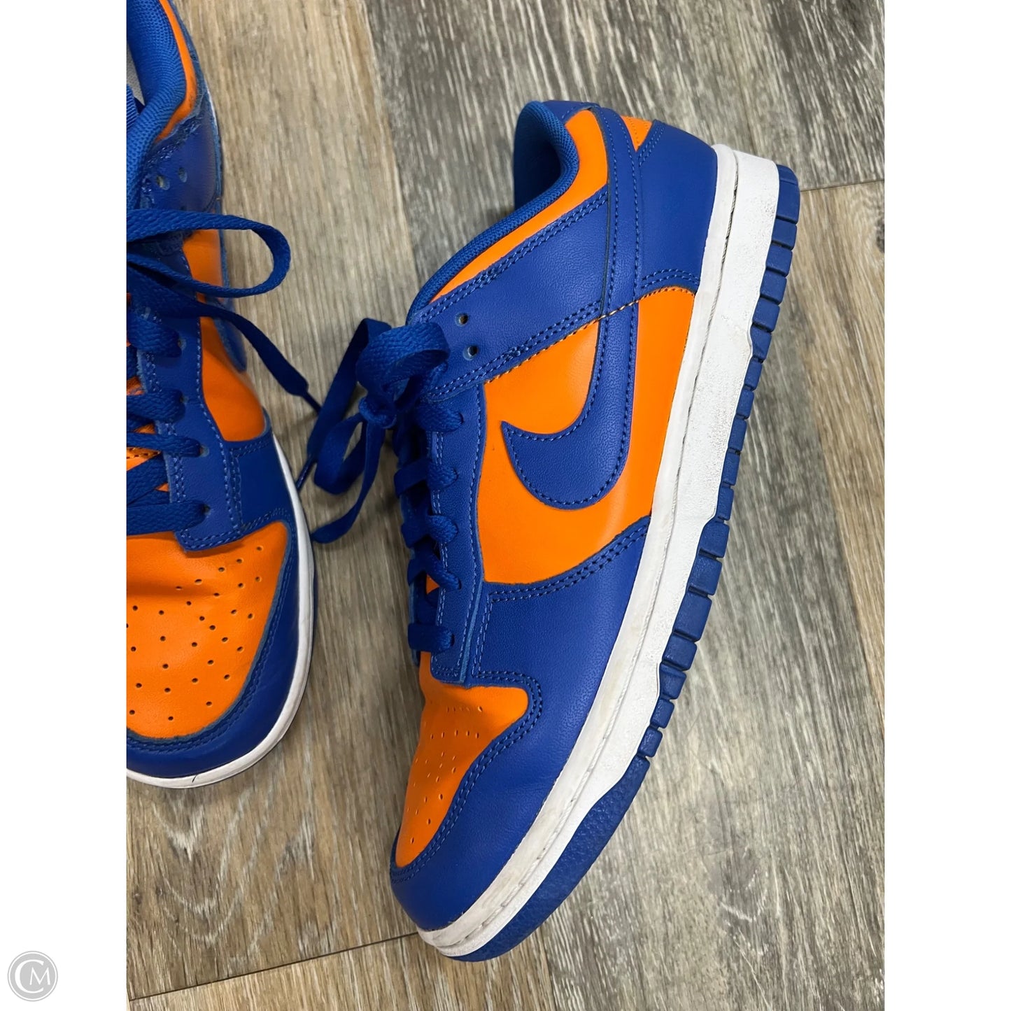 Shoes Sneakers By Nike In Blue & Orange, Size: 8.5