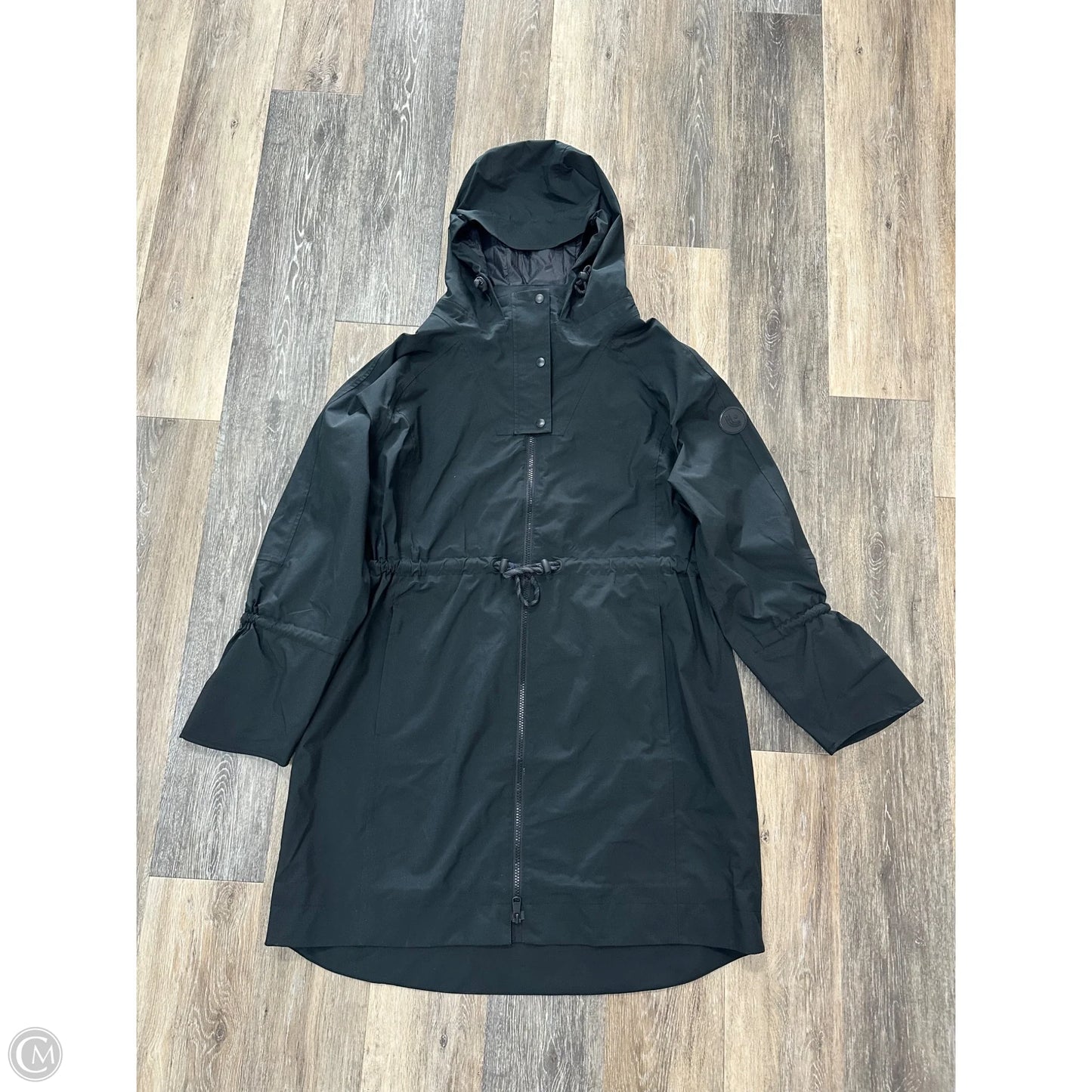 Coat Raincoat By Lole In Black, Size: L