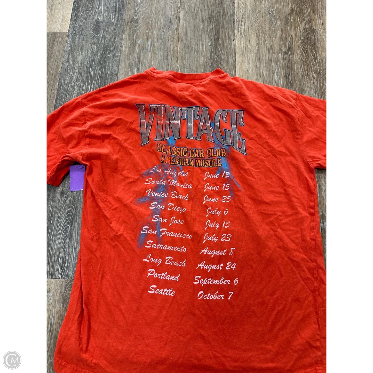Top Short Sleeve By Modish Rebel In Orange, Size: Xs