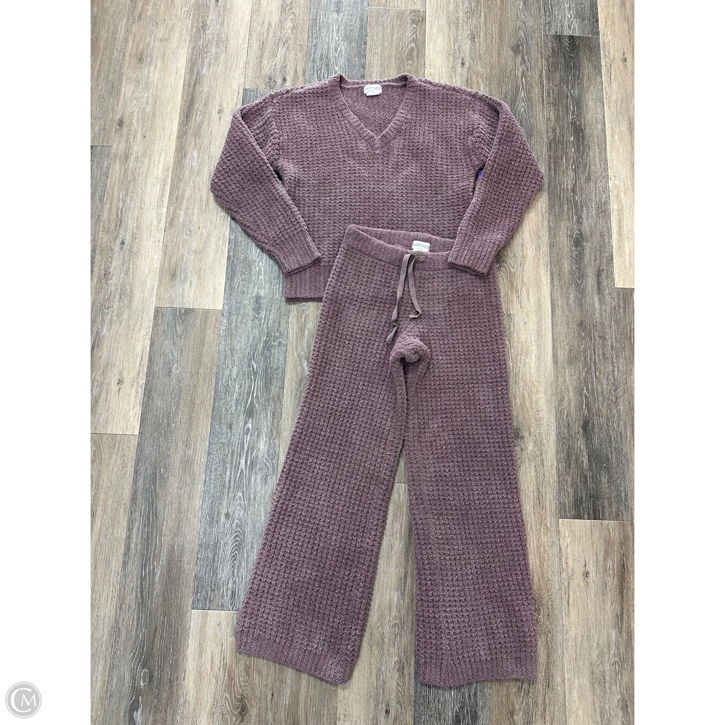 Lounge Set Pants By Softies In Purple, Size: S
