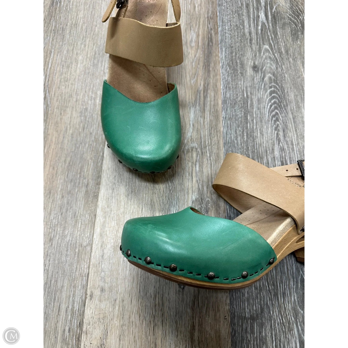 Shoes Heels Block By Dansko In Green, Size: 8.5