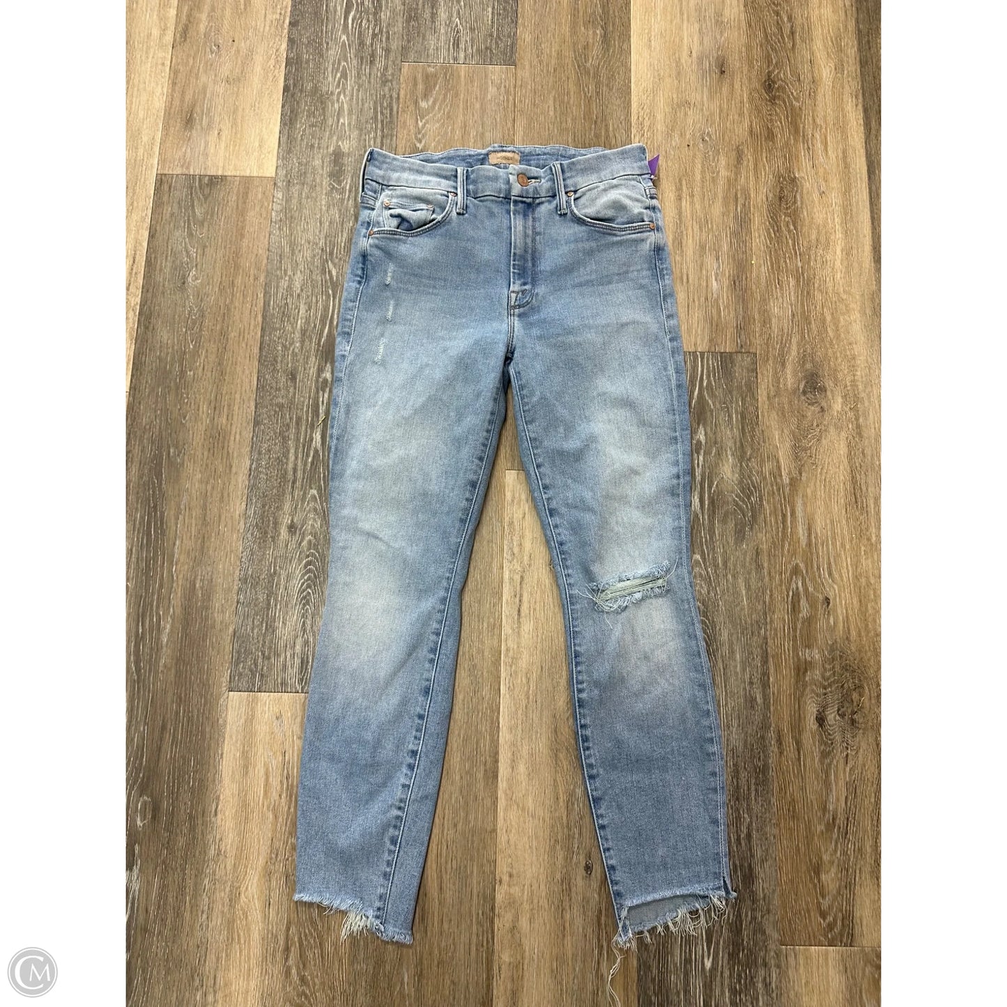 Jeans Skinny By Mother In Blue Denim, Size: 6