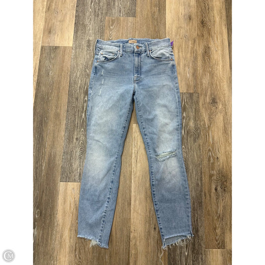 Jeans Skinny By Mother In Blue Denim, Size: 6