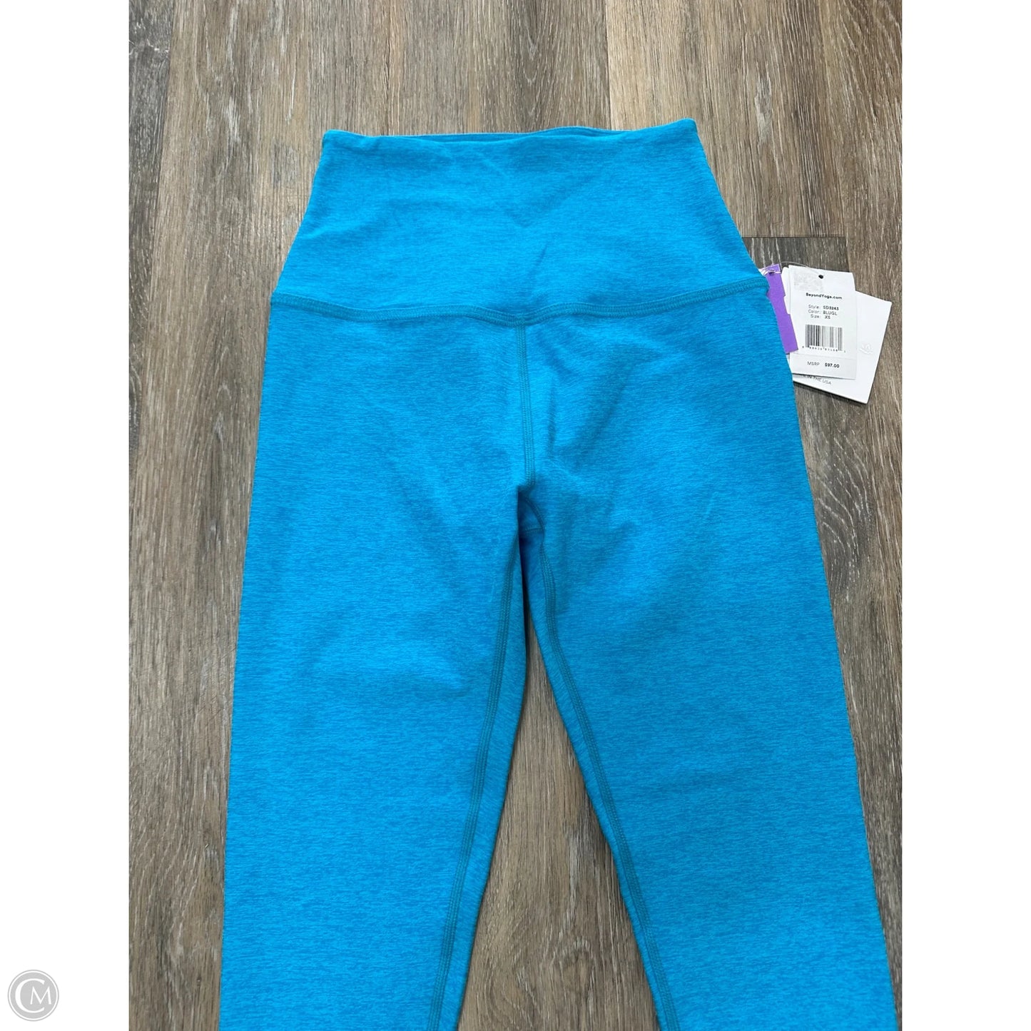 Athletic Leggings By Beyond Yoga In Blue, Size: Xs