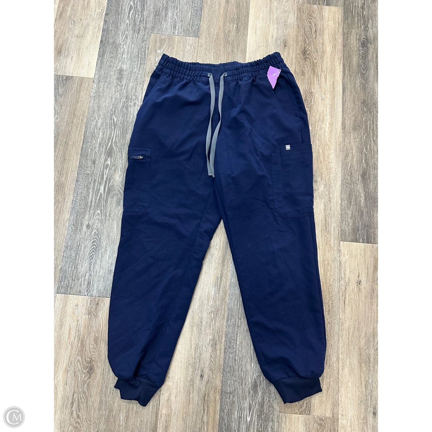 Athletic Pants By Figs In Blue, Size: L