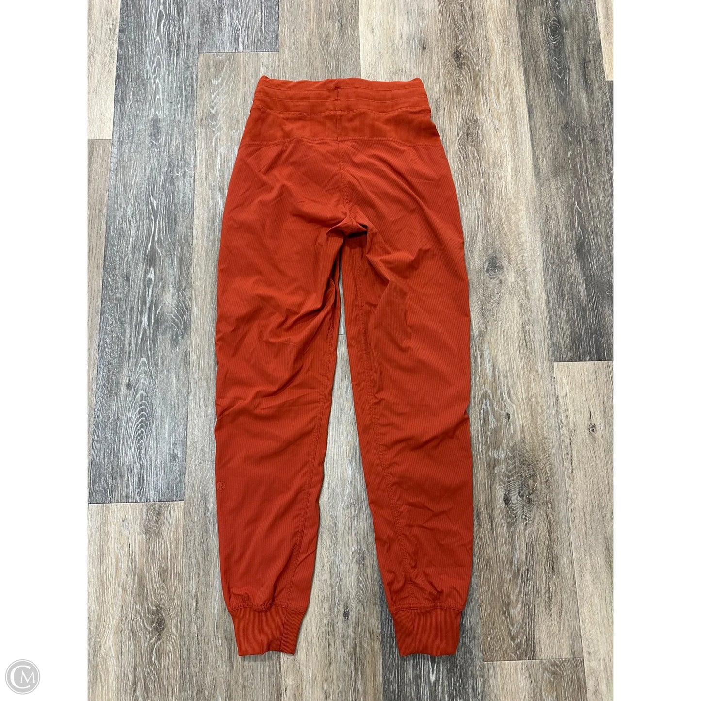 Athletic Pants By Lululemon In Orange, Size: 2