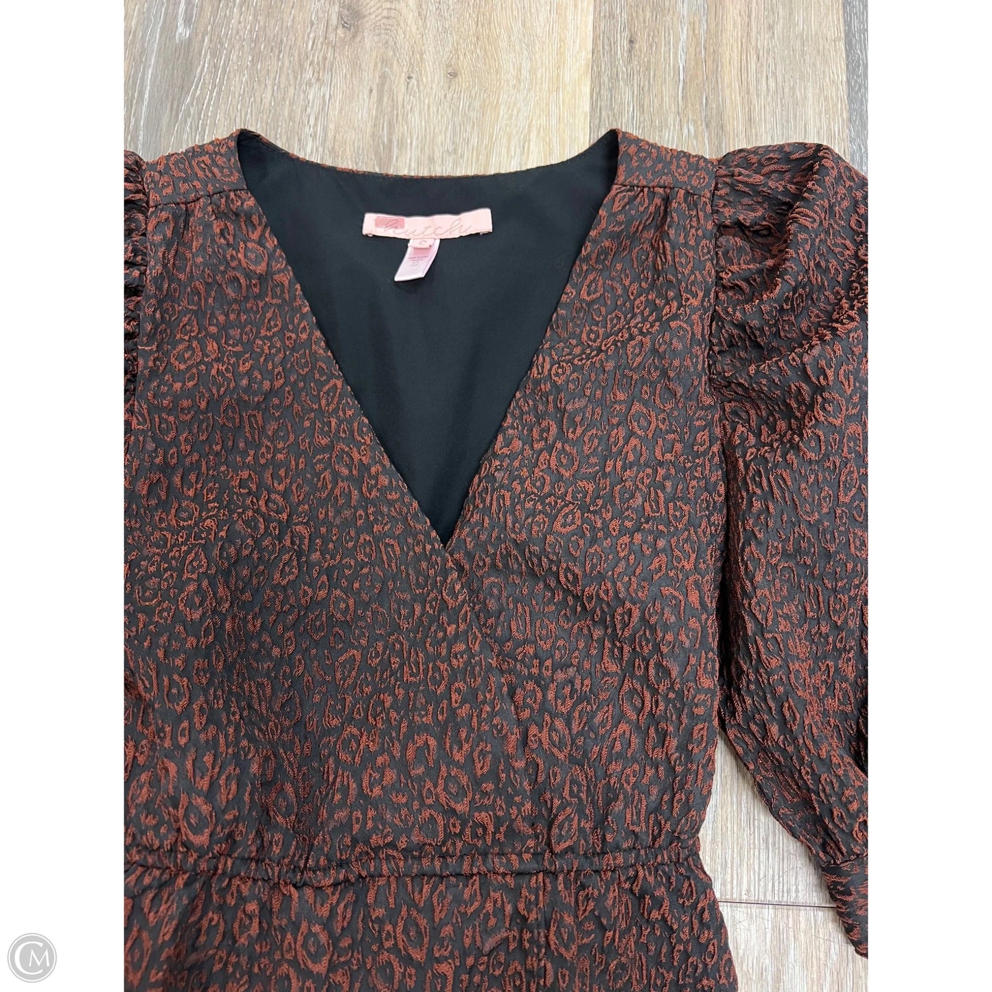 Blouse 3/4 Sleeve By Hutch In Orange, Size: S