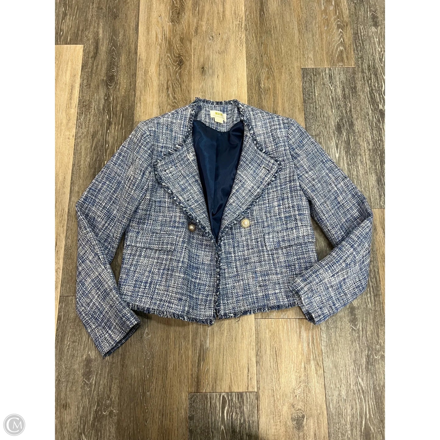 Blazer By Maeve In Blue, Size: 0