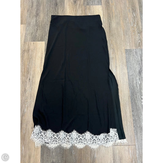 Skirt Maxi By Gap In Black, Size: M