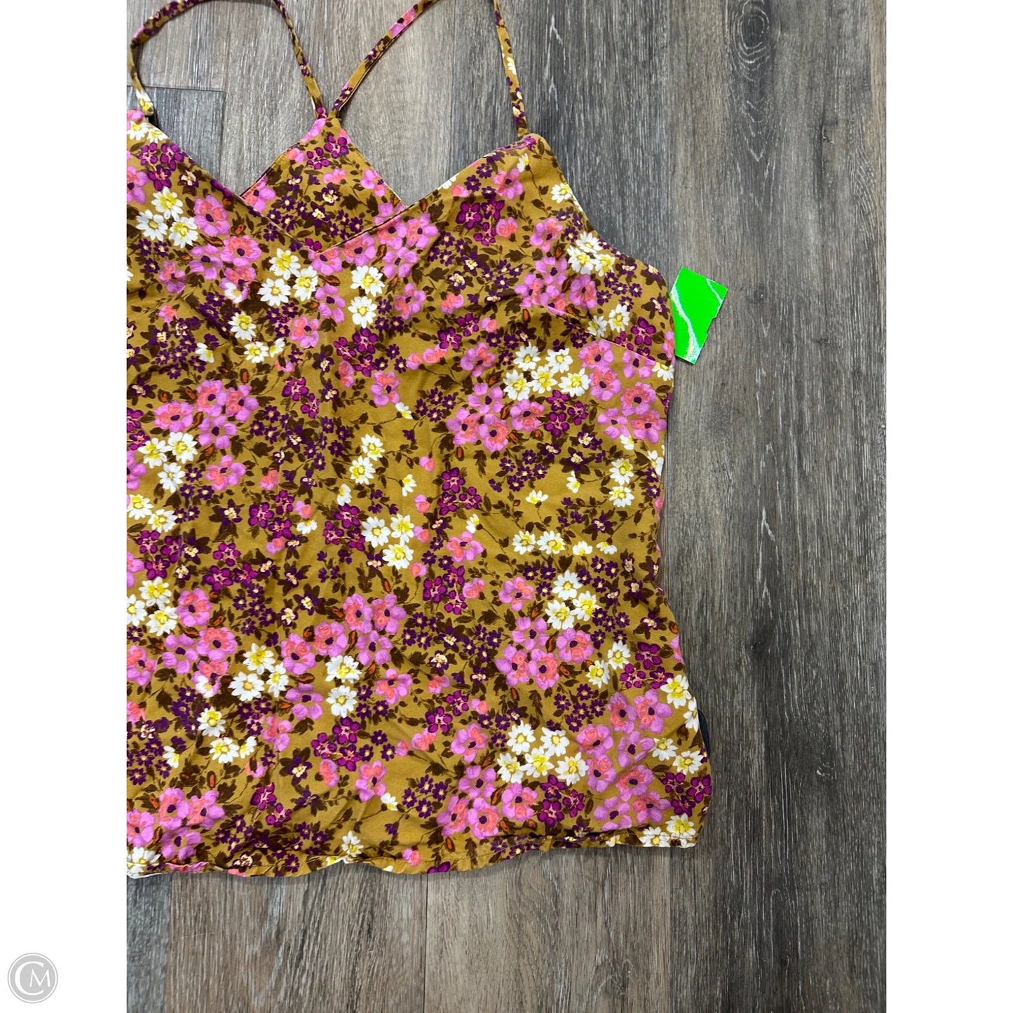 Tank Top By Kut In Yellow, Size: M