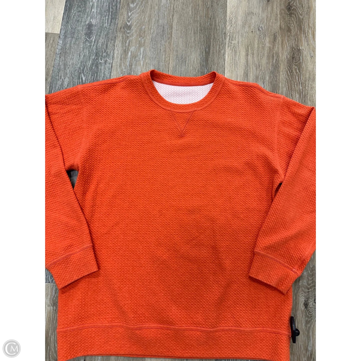 -Athletic Sweatshirt Crewneck By Lululemon In Orange, Size: L
