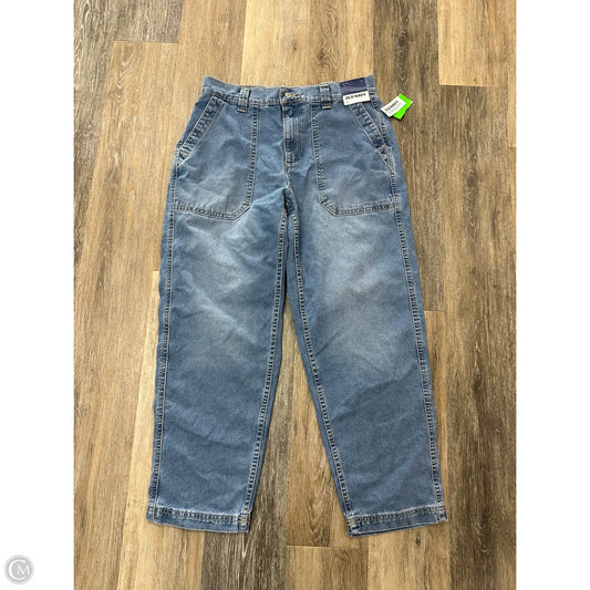 Jeans Straight By Old Navy In Blue Denim, Size: M