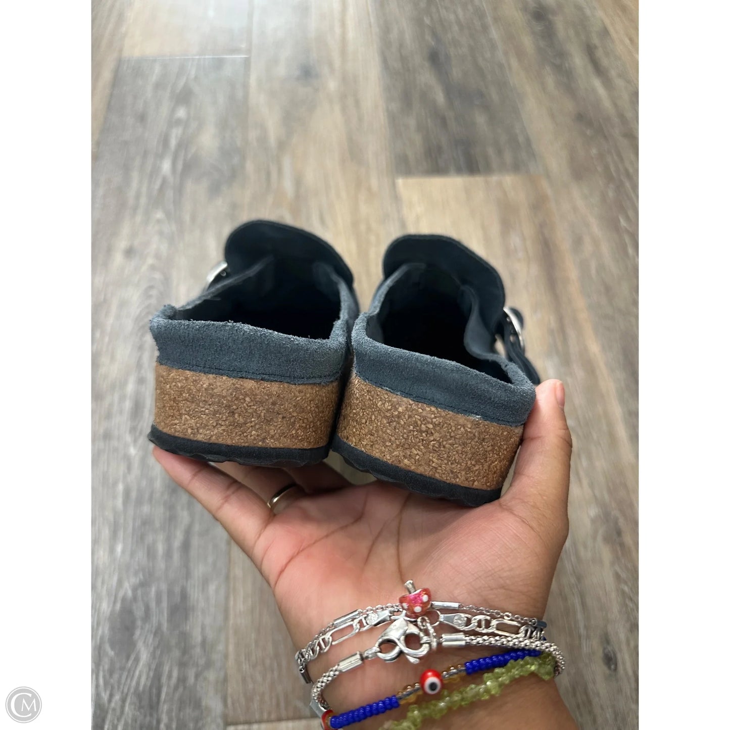 Shoes Flats By Birkenstock In Blue, Size: 11 (42)