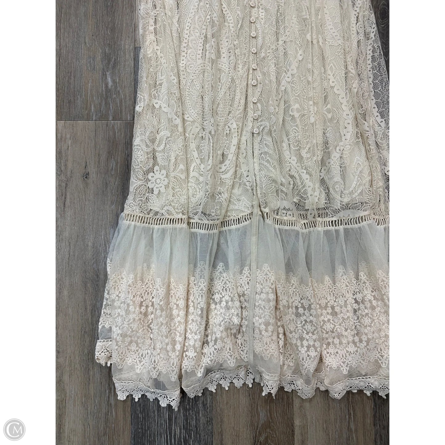 -Dress Casual Maxi By Torrid In Cream, Size: 1x