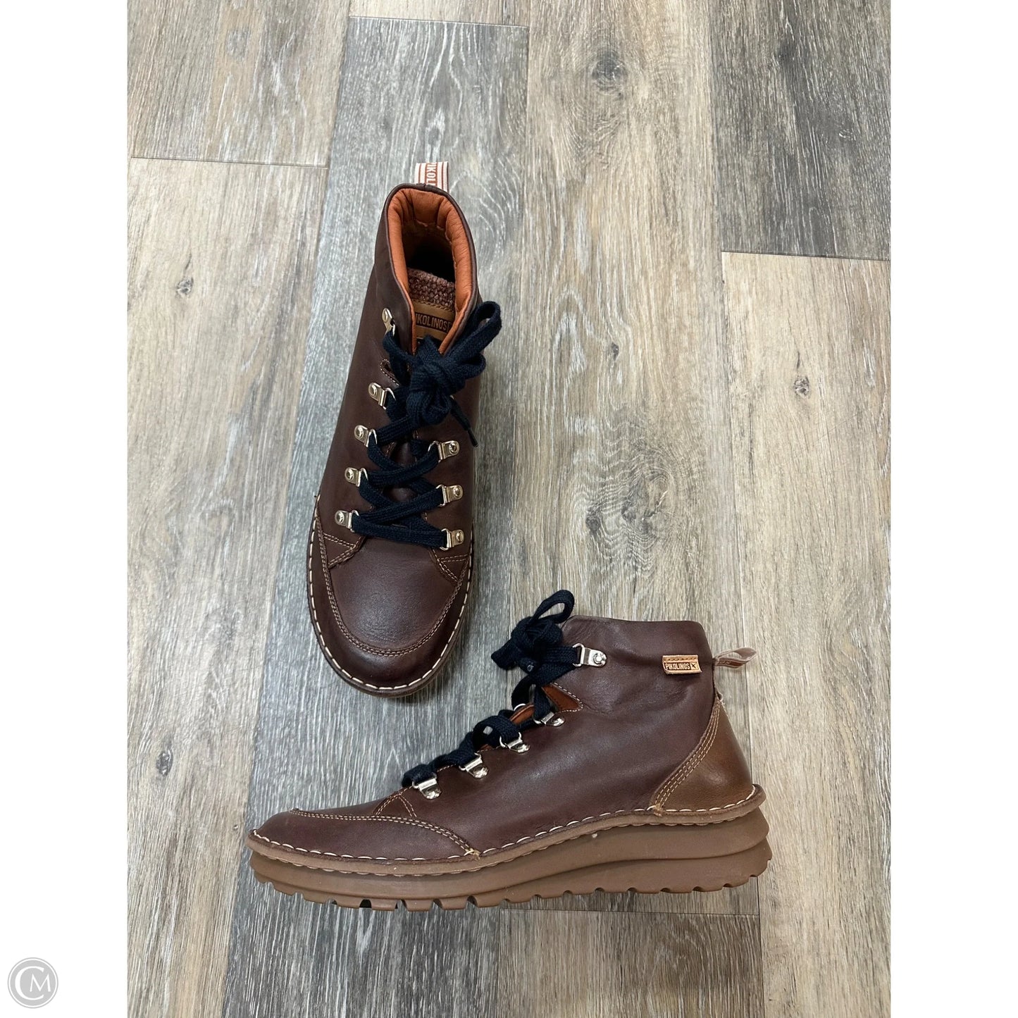 Boots Combat By Pikolinos In Brown, Size: 9
