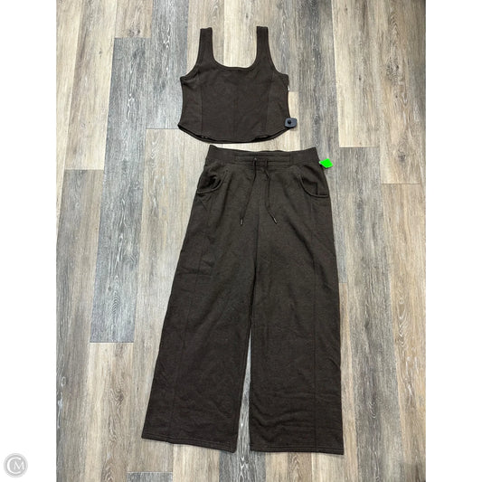 Lounge Set Pants By Yogalicious In Tan, Size: Xl
