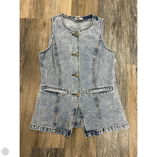 Tank Top By Sincerely Jules In Blue Denim, Size: S
