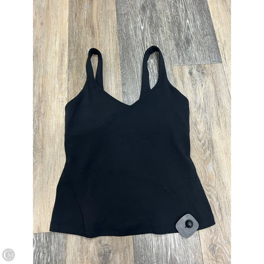 Athletic Tank Top By Lululemon In Black, Size: 6
