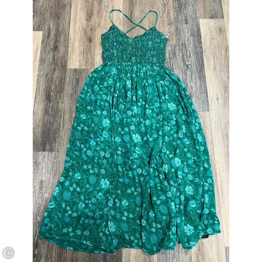 Dress Casual Maxi By Free People In Green, Size: L