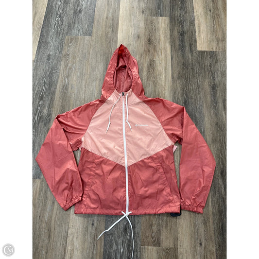 Jacket Windbreaker By Columbia In Pink, Size: Xs