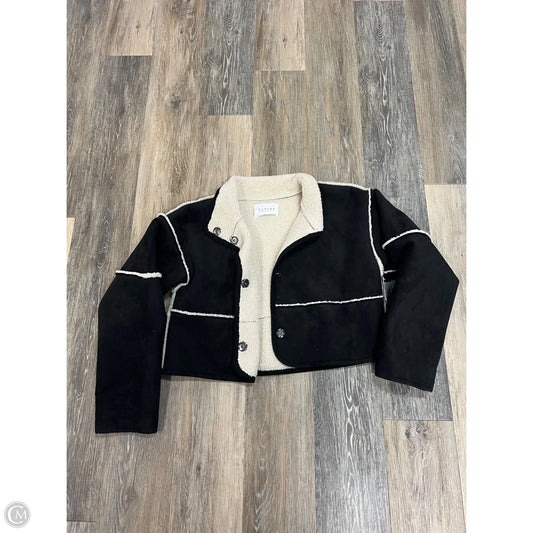Jacket Faux Fur & Sherpa By Velvet By Graham & Spencer In Black, Size: Xs