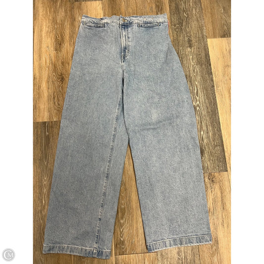 Jeans Wide Leg By Madewell In Blue Denim, Size: 6
