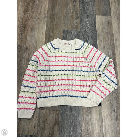 Sweater By Marine Layer In Striped Pattern, Size: L