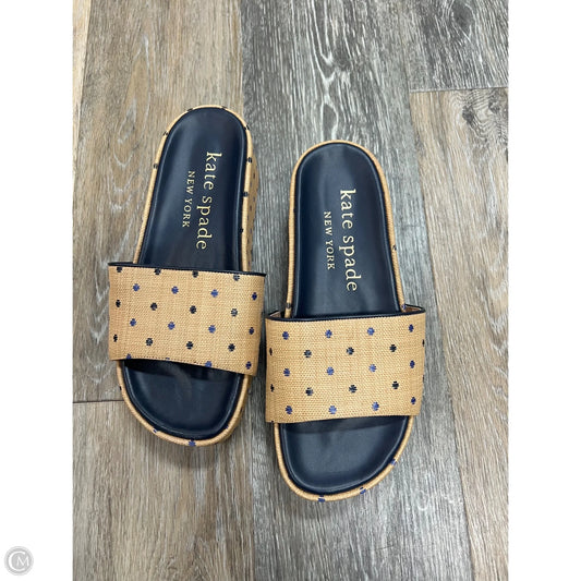 Sandals Designer By Kate Spade In Polkadot Pattern, Size: 8