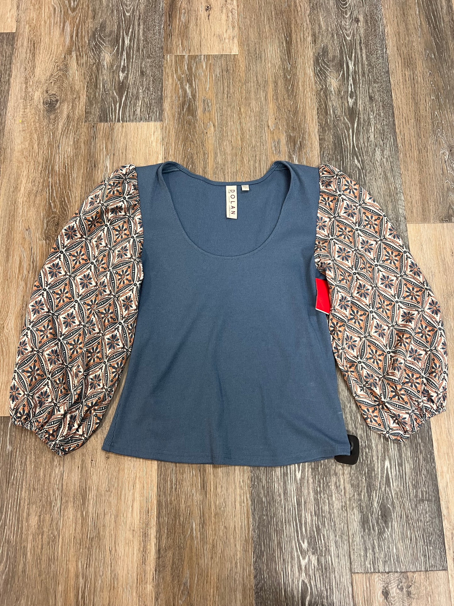 Top Long Sleeve By Dolan Left Coast In Blue, Size: M