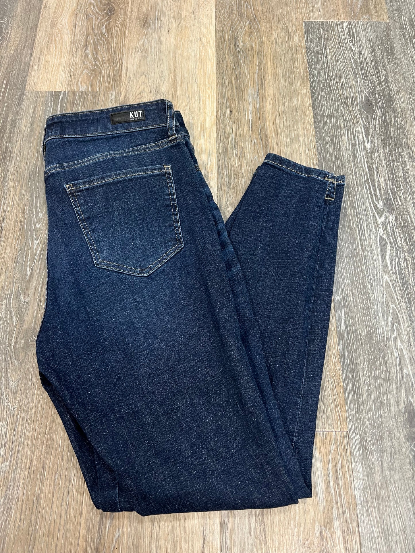 Blue Denim Jeans Skinny Kut, Size 10