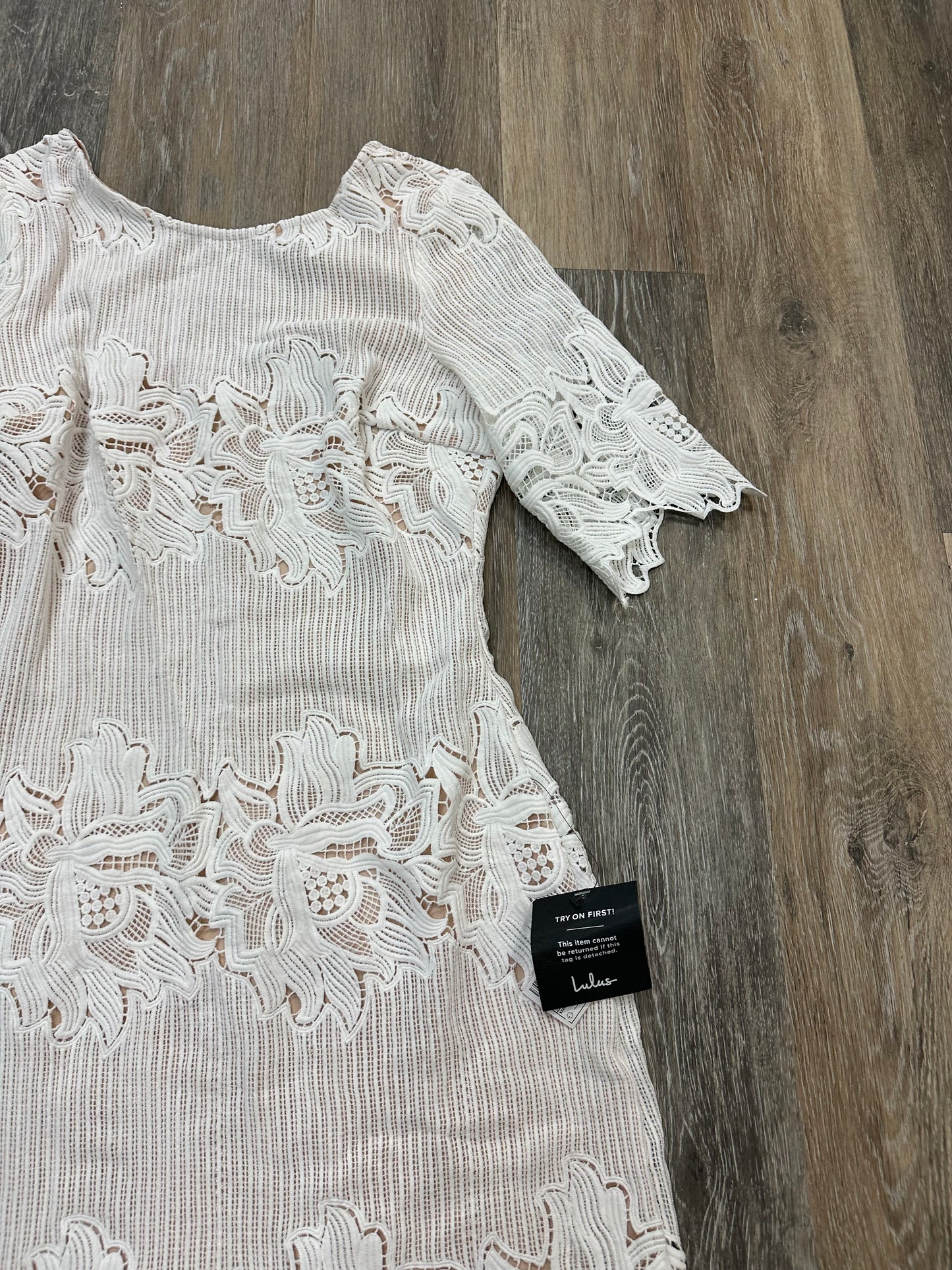 Dress Party Midi By Lulus In White, Size: S