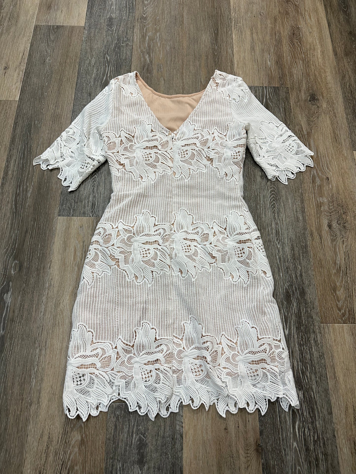 Dress Party Midi By Lulus In White, Size: S