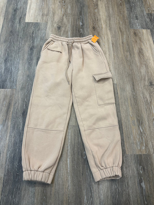 Athletic Pants By The Happy Camper In Tan, Size: S