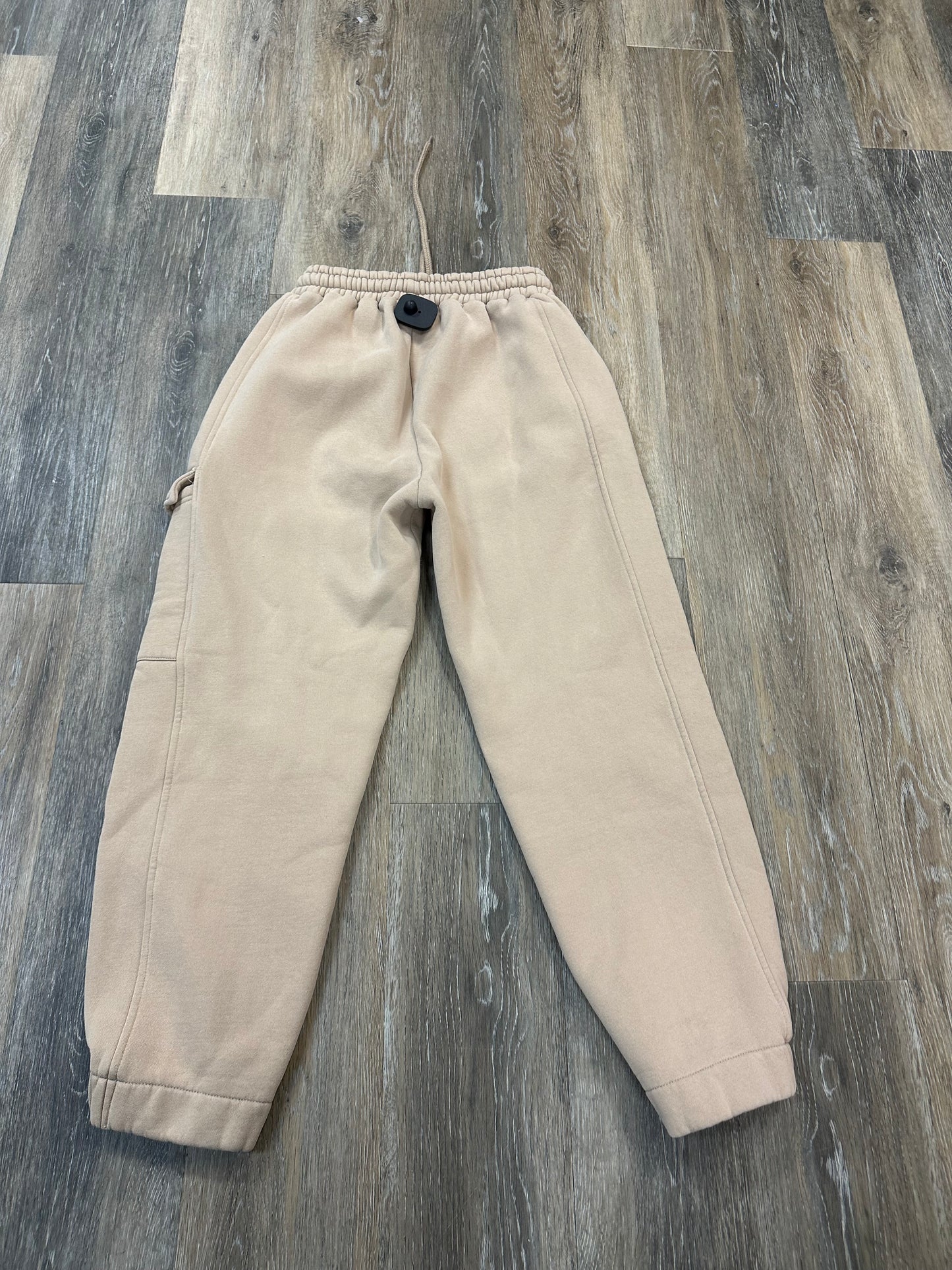 Athletic Pants By The Happy Camper In Tan, Size: S