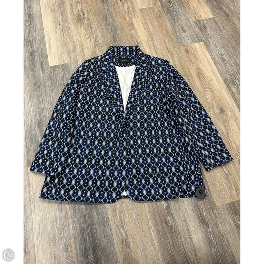 Blazer By Liverpool In Black & Blue, Size: 2x