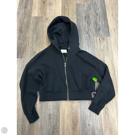 Athletic Sweatshirt Hoodie By Abercrombie And Fitch In Black, Size: M