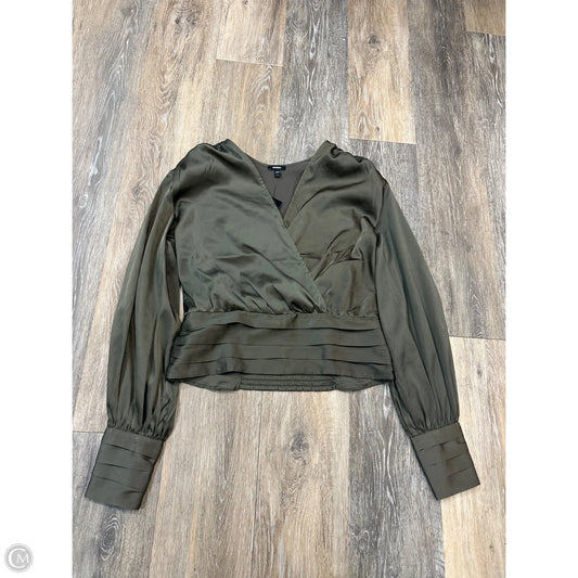 Top Long Sleeve By Express In Green, Size: S