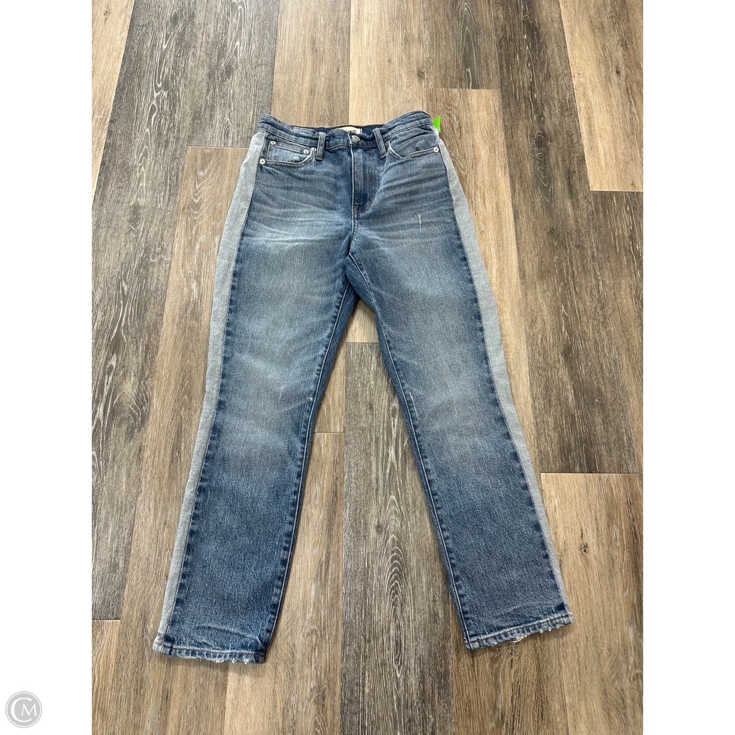 Jeans Straight By Madewell In Blue Denim, Size: 0