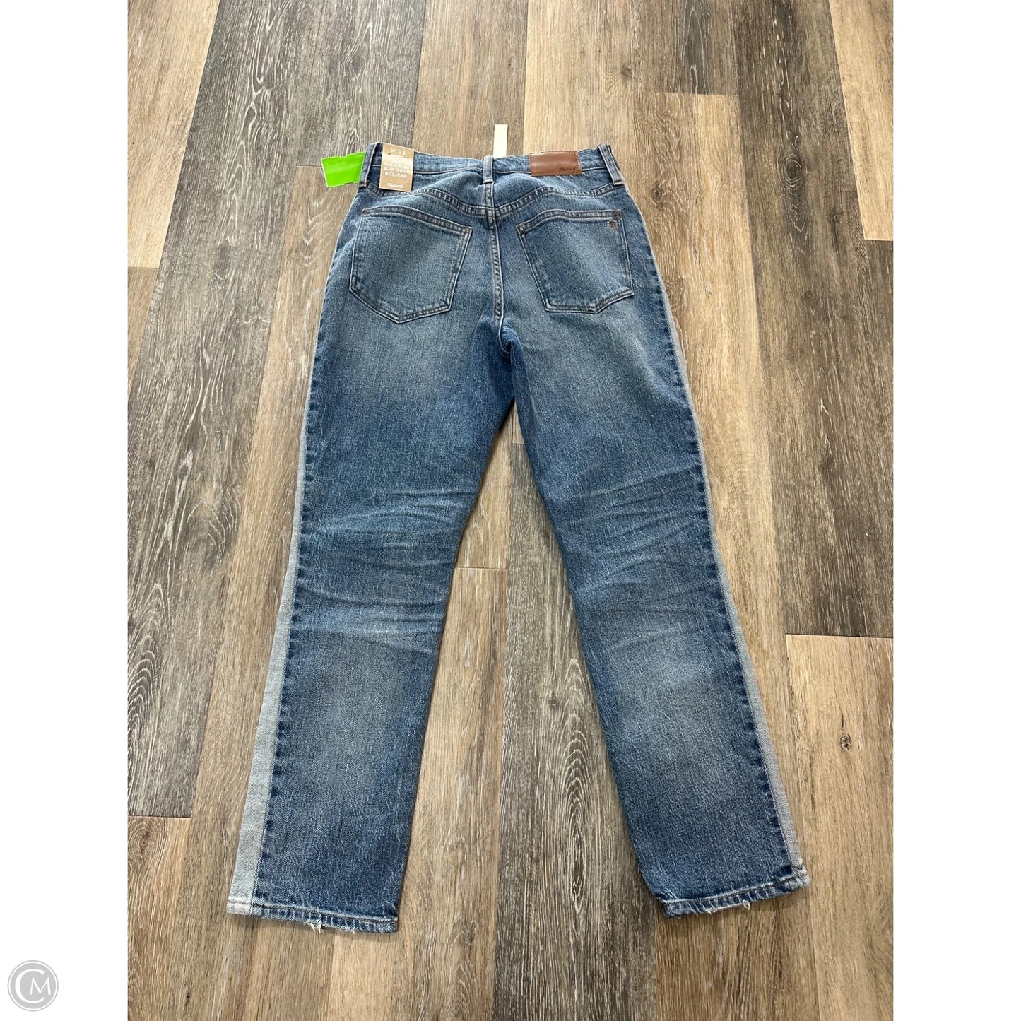 Jeans Straight By Madewell In Blue Denim, Size: 0